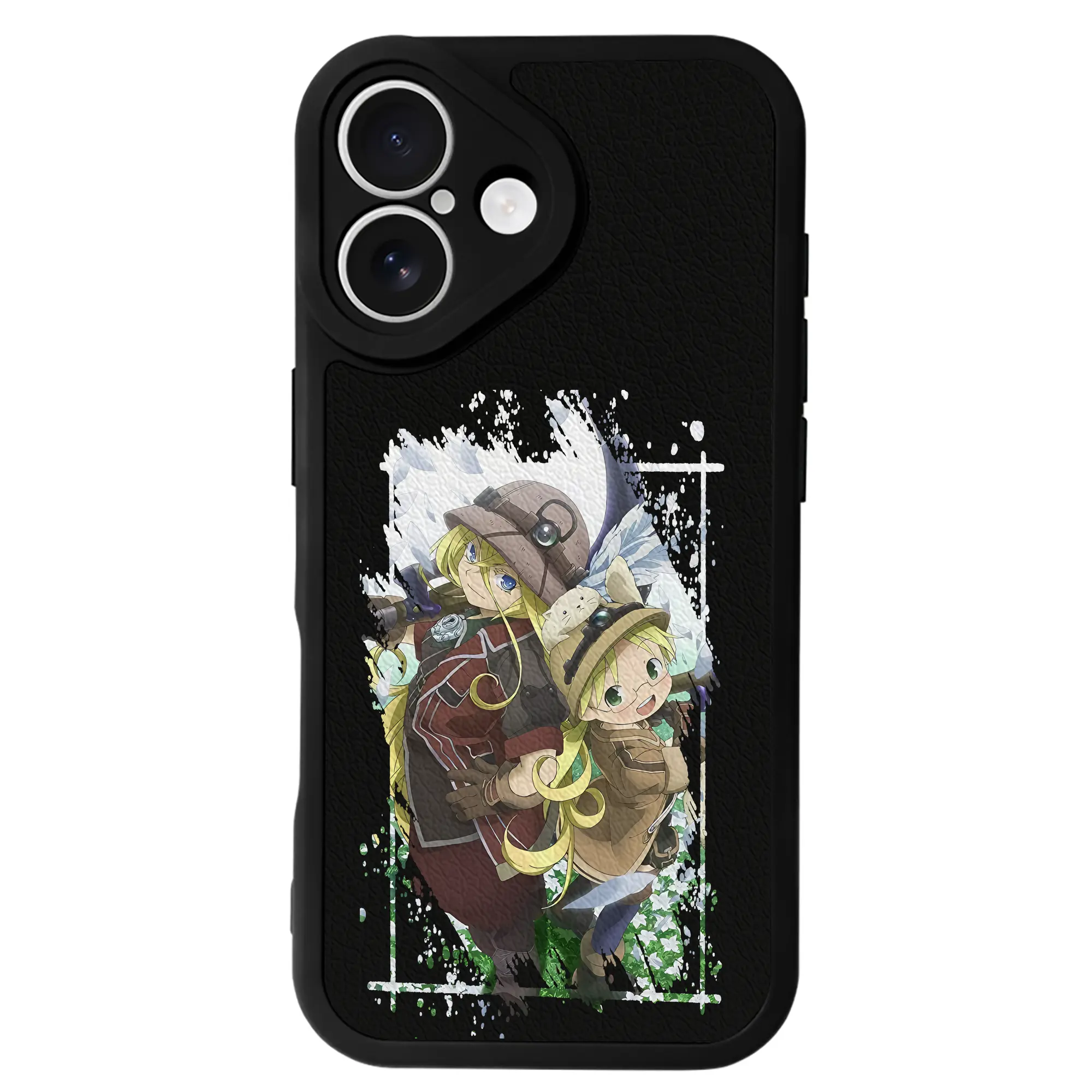 メイドインアビス グッズ,リコ - IPhone 16シリーズ対応 ・ シリコンスマホケース ・ レザー調 ・ 高精度フィット ・ 耐衝撃 ・ ワイヤレス充電対応 ・ 精密カット